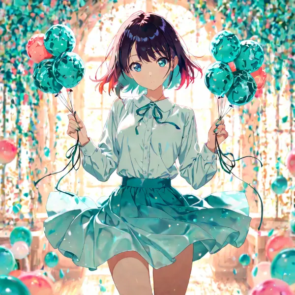 風船少女の秘密の祝宴