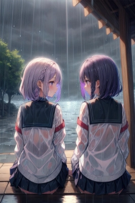 見つめ合う2人