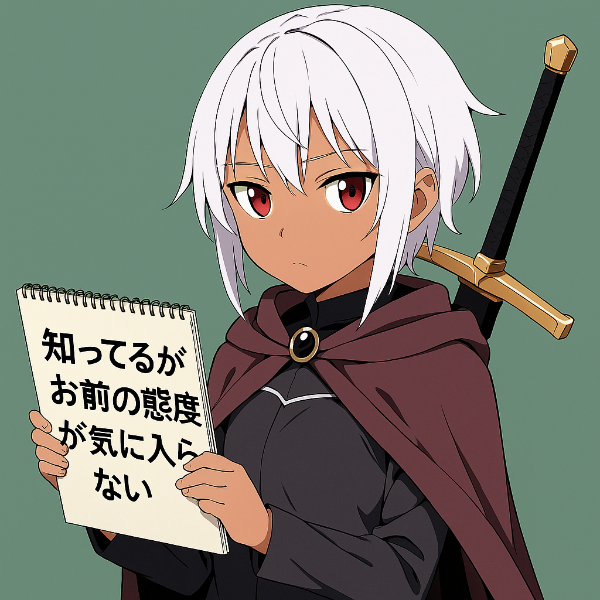 無口な剣士ちゃんが言いたいことがあるようです