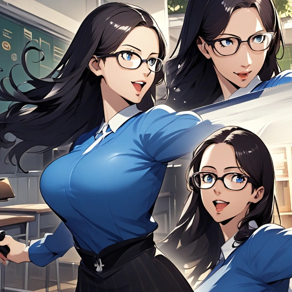 名前を呼ばれて振り返る静香先生が超溌剌としていてつらい♥