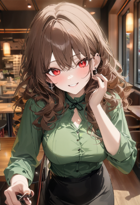 「似合ってる?」