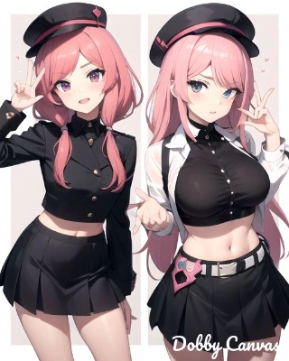 ミニスカート美女