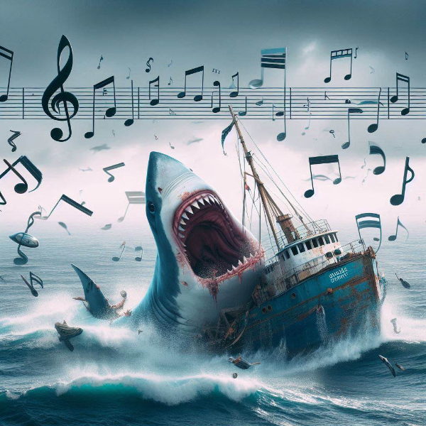 サメと音符