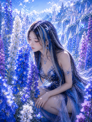 ラークスパとスピちゃん🦋