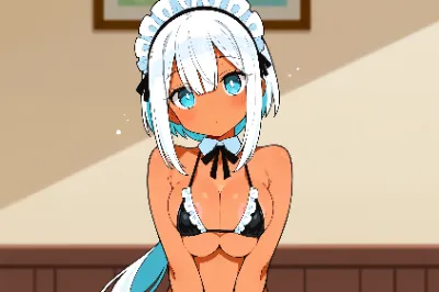 えっちな方のメイドビキニちゃん！