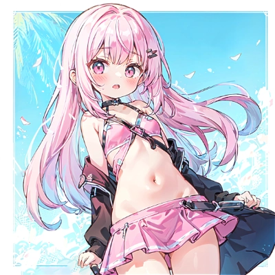 つるぺた水着な女の子！