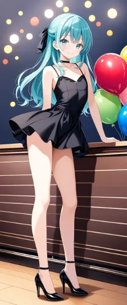 常磐アクア（お題：風船#2）