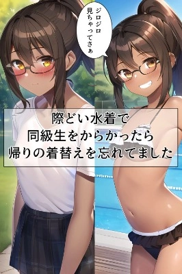 際どい水着で同級生をからかったら帰りの着替えを忘れてました