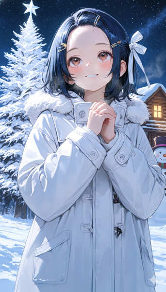 雪降る夜の秘密の願い