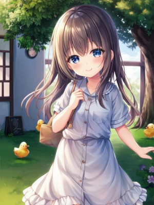 ひよこと女の子