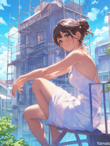 あの建ててるマンションがわたしの家💗