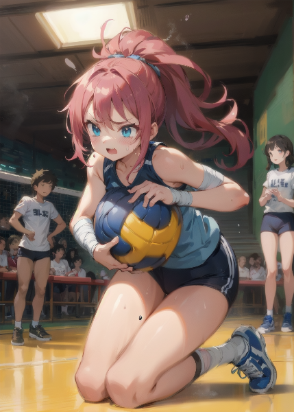 包帯少女とドッジボール！２