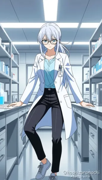 氷点下の研究者・サキ / Sub-zero Researcher Saki