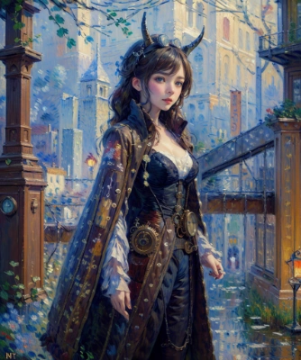 AIsteampunkart+AIimpressionism_01