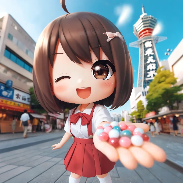 通天閣と飴ちゃん