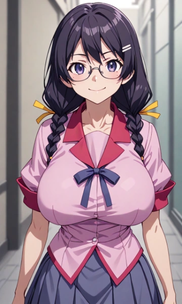 物語シリーズ 羽川翼 制服 (Monogatari Series Hanekawa Tsubasa School Uniform)