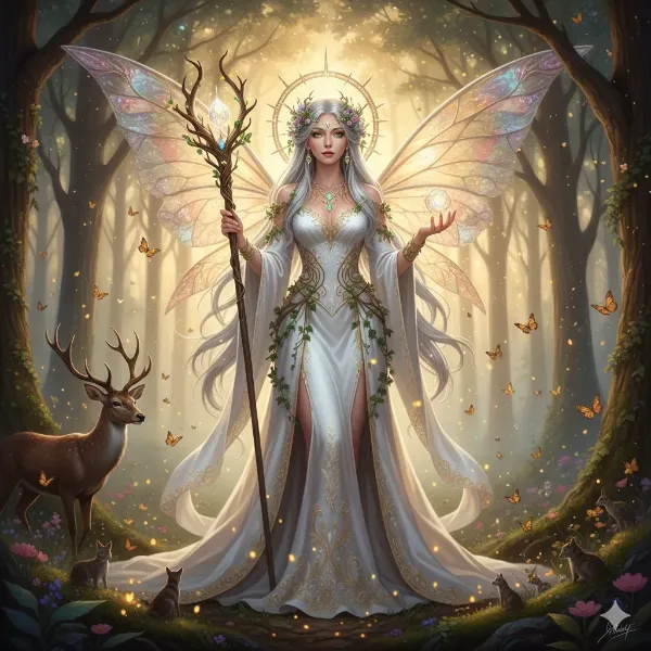 森の守護妖精と光の儀式