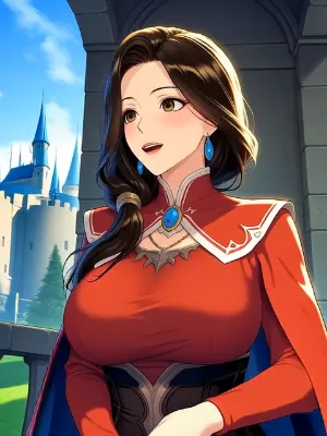 語りかける女性
