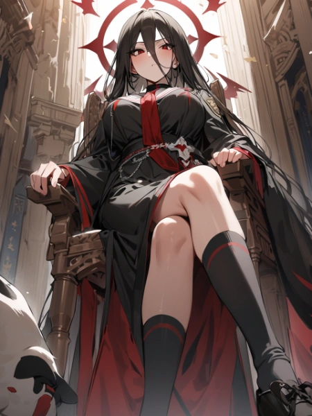 綺麗なおみ足でございます【ブルアカ・羽川ハスミ】