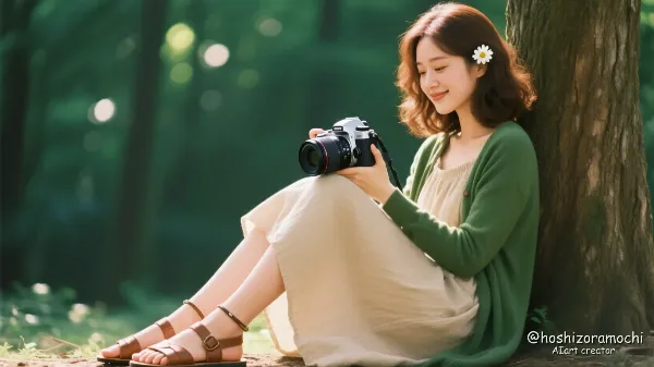 森の中の静かな観察者