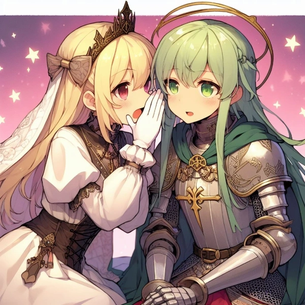 姫と騎士の内緒話