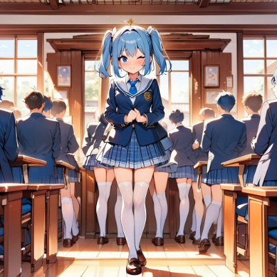 お昼の学園