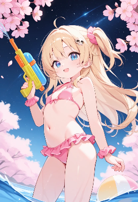 ピンクの水着5☆