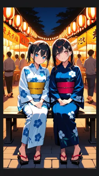 下駄の日(7月22日)　夏祭り