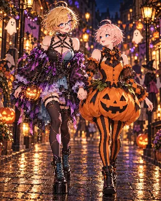 ハロウインだよガゾモちゃん＆ドガくん