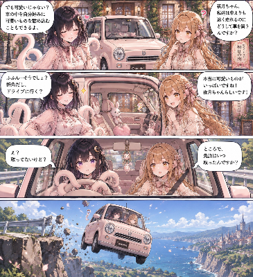 夜月ちゃんの初めの車