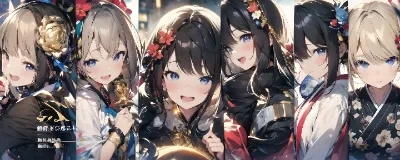 ６人。偶然できた。