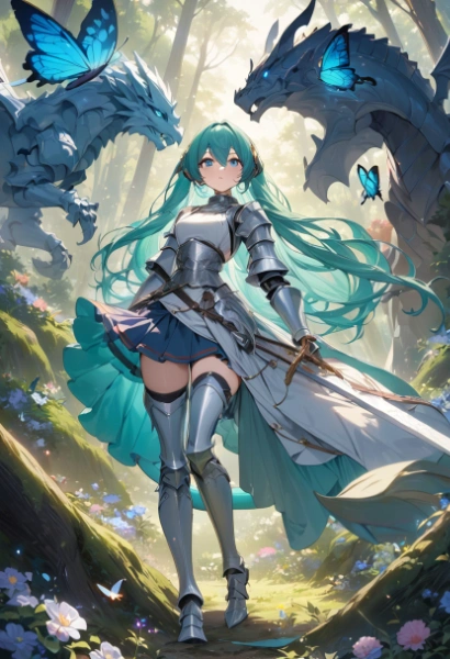 ミクと双子のドラゴン