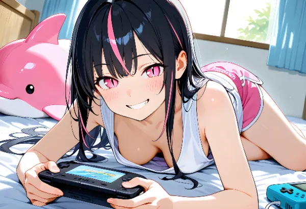 【レトロゲーム】レトロな携帯ゲーム機で遊ぶ天ノ杓さん