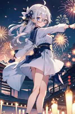 片思いの女の子と花火を見に行った思いで
