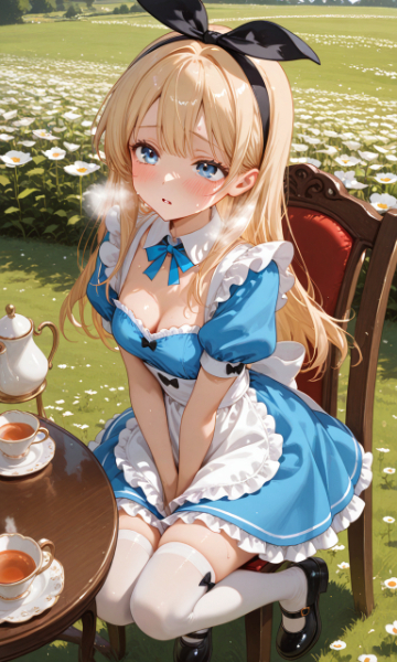 怪しげな紅茶を飲んだアリス