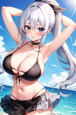 水着女子