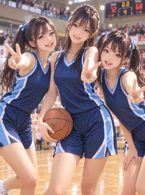 女子バスケットボール選手