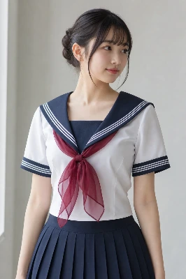セーラー服とシニヨン
