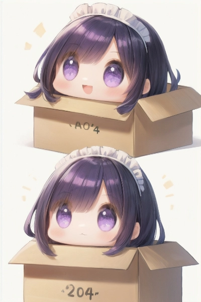 箱詰めメイドちゃん①