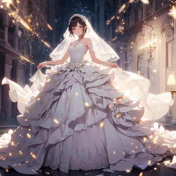 輝かしいウェディング