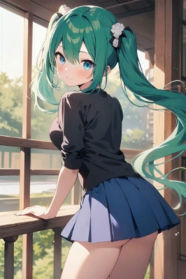普段着っぽいミク
