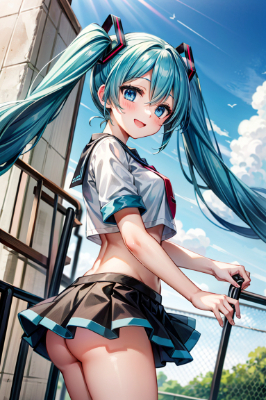 超ミニスカートな制服