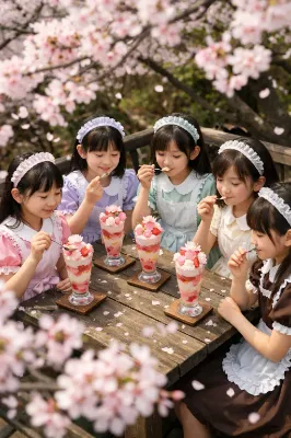 限定パフェ