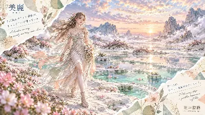 花の詩路を歩む美麗の物語