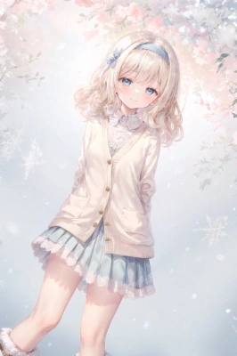 ゆるふわ春コーデ