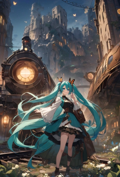 虚ろな世界　列車と瓦礫の墓場