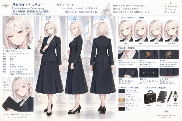 設定資料　アステルとリシア