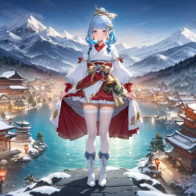 夜の村