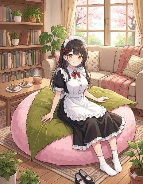 さくらもちクッション