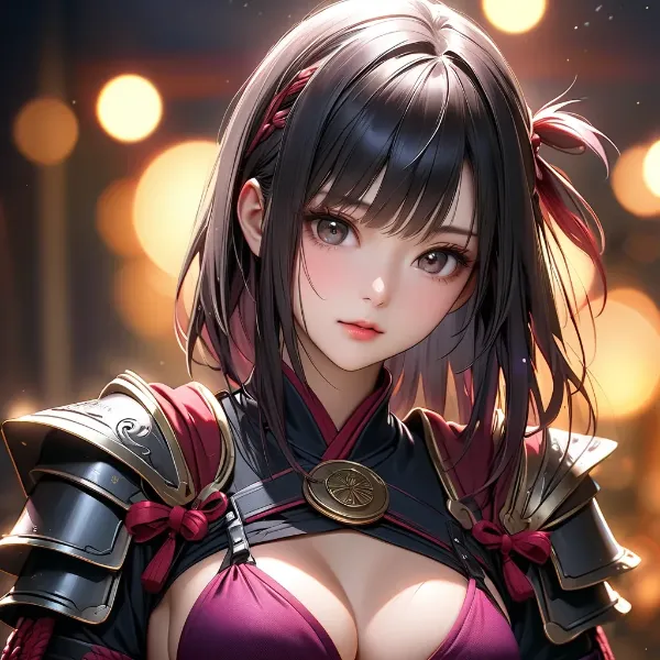 夜の戦士の魅惑的な視線